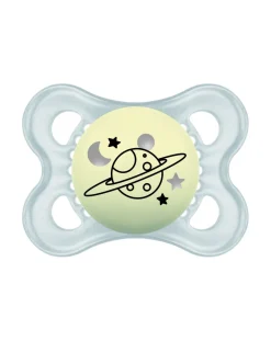 Mam Succhietti-Succhietti Night 2-6M Silicone 2Pz Neutro