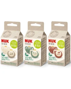 Nuk Succhietti-Succhietti For Nature Lattice 18-36 Mesi 2Pz