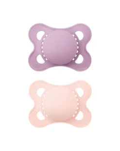 Mam Succhietti-Succhietti Original 2-6M Caucciu Conf. Doppia Lilla/Rosa