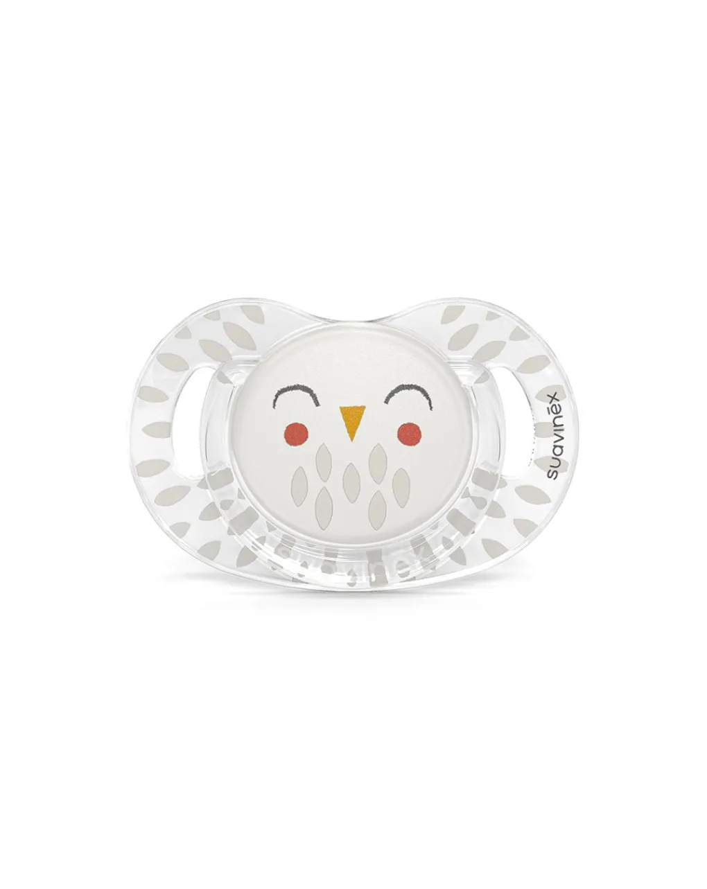 Suavinex Succhietti-Succhietto Bonhomia Con Tettina Sx Pro 18 Mesi Decoro Piuma Bianco -