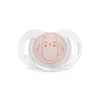 Suavinex Succhietti-Succhietto Bonhomia Con Tettina Sx Pro 0-6 Mesi Decoro Civetta Rosa-