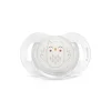 Suavinex Succhietti-Succhietto Bonhomia Con Tettina Sx Pro 0-6 Mesi Decoro Civetta Bianco -