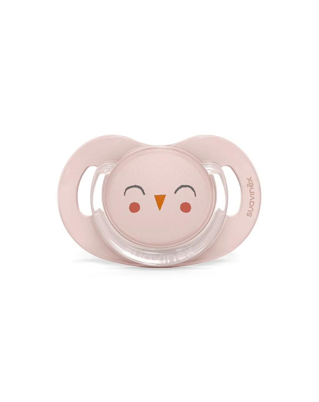 Suavinex Succhietti-Succhietto Bonhomia Con Tettina Sx Pro 6-18 Mesi Decoro Civetta Rosa -