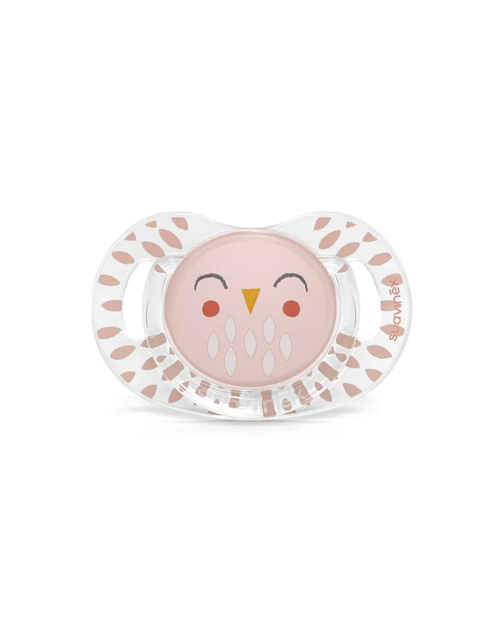 Suavinex Succhietti-Succhietto Bonhomia Con Tettina Sx Pro 18 Mesi Decoro Piuma Rosa -