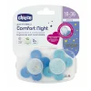 Chicco Succhietti-Succhietto Comfort Lumi Bimbo Silicone 16-36M 2 Pezzi