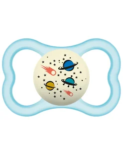 Mam Succhietti-Succhietto Supreme Night 6+ Silicone Conf. Singola Azzurro