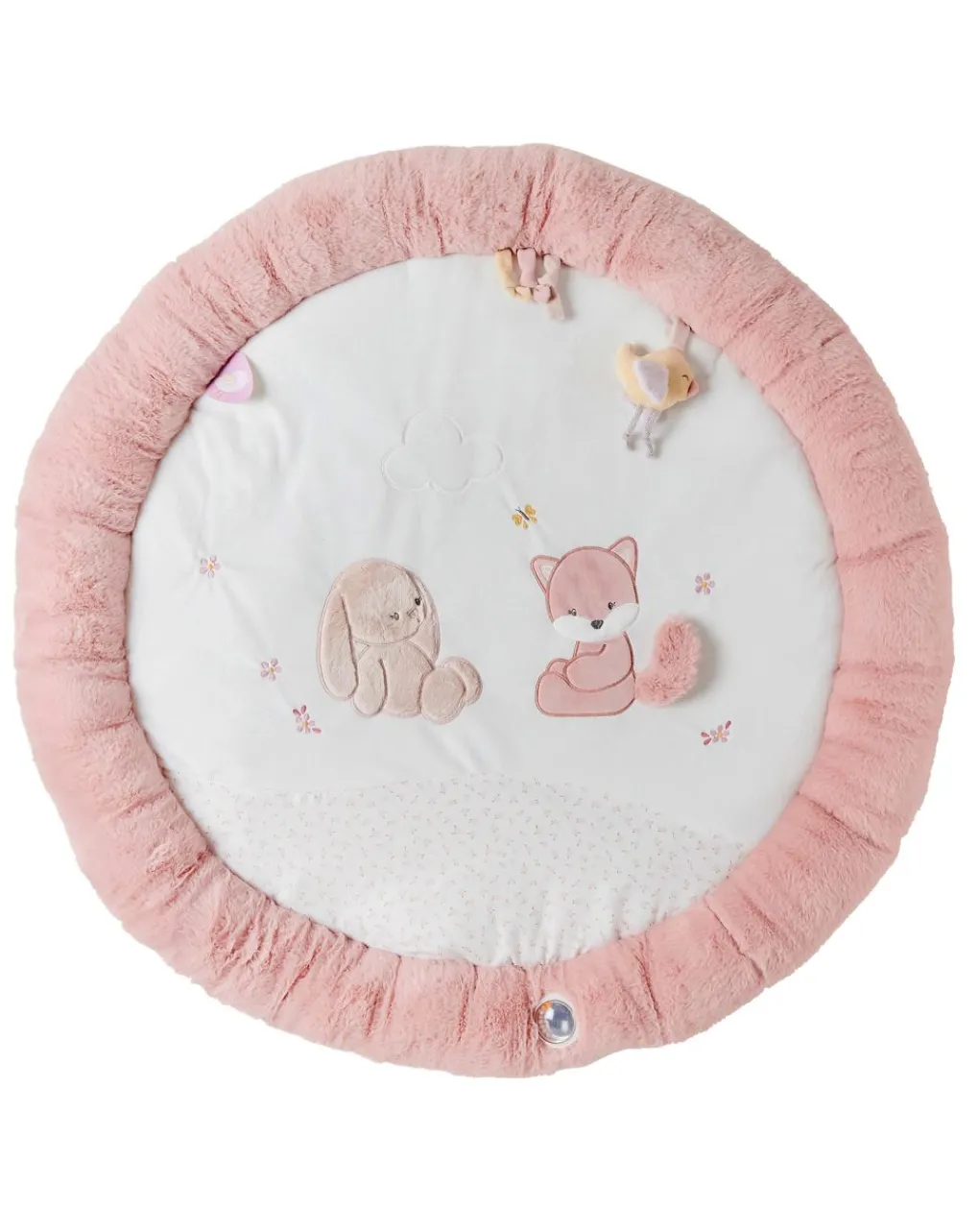 Nattou Palestrine E Tappeti Gioco-Tappeto Attivita Pouf Con Archi Pomme&Alice -