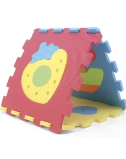Baby Smile Palestrine E Tappeti Gioco-Tappeto Puzzle Animali 9Pcs
