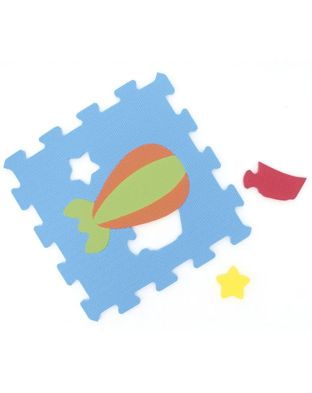 Baby Smile Palestrine E Tappeti Gioco-Tappeto Puzzle Animali 9Pcs