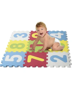 Baby Smile Palestrine E Tappeti Gioco-Tappeto Puzzle Numeri 9Pz