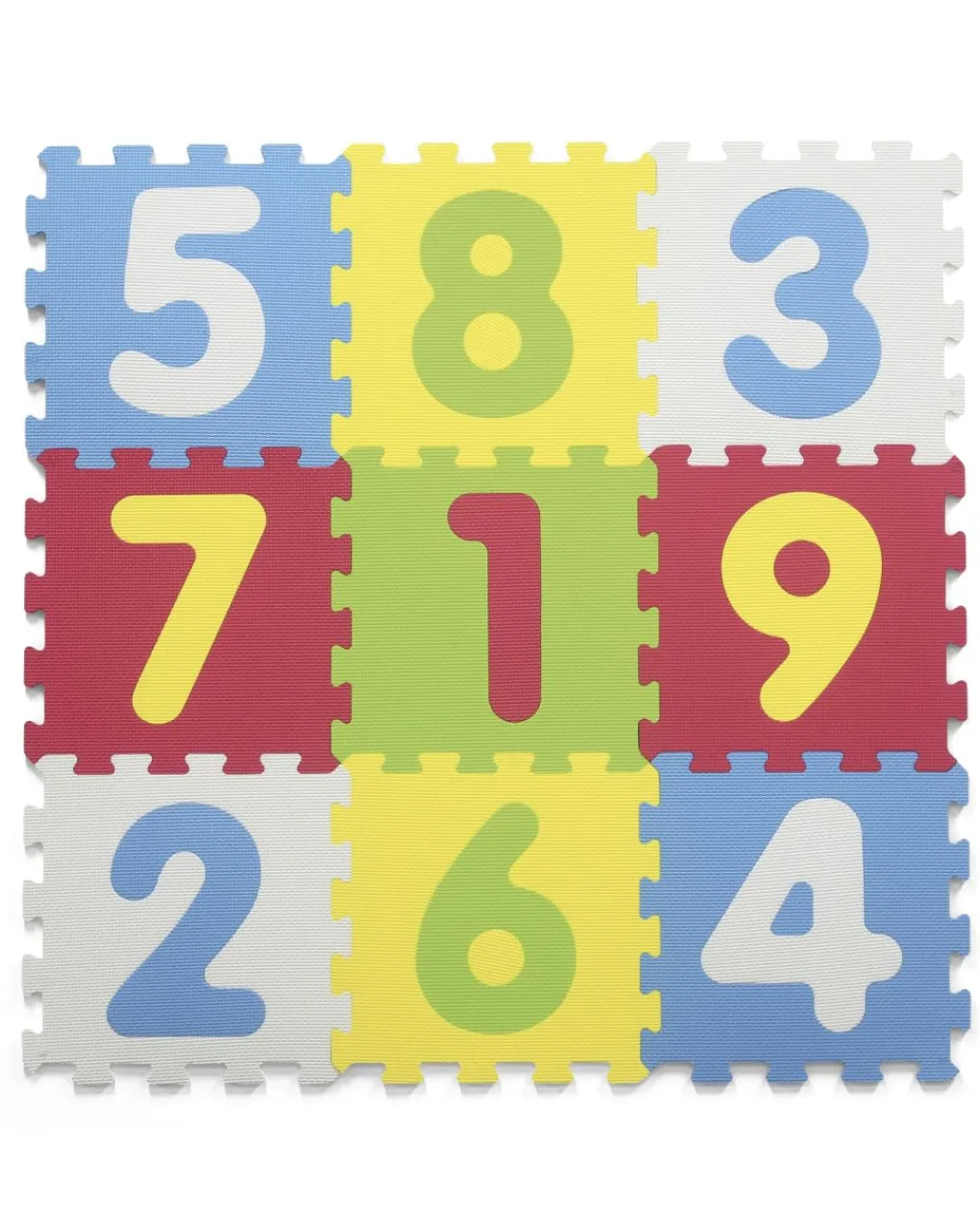 Baby Smile Palestrine E Tappeti Gioco-Tappeto Puzzle Numeri 9Pz