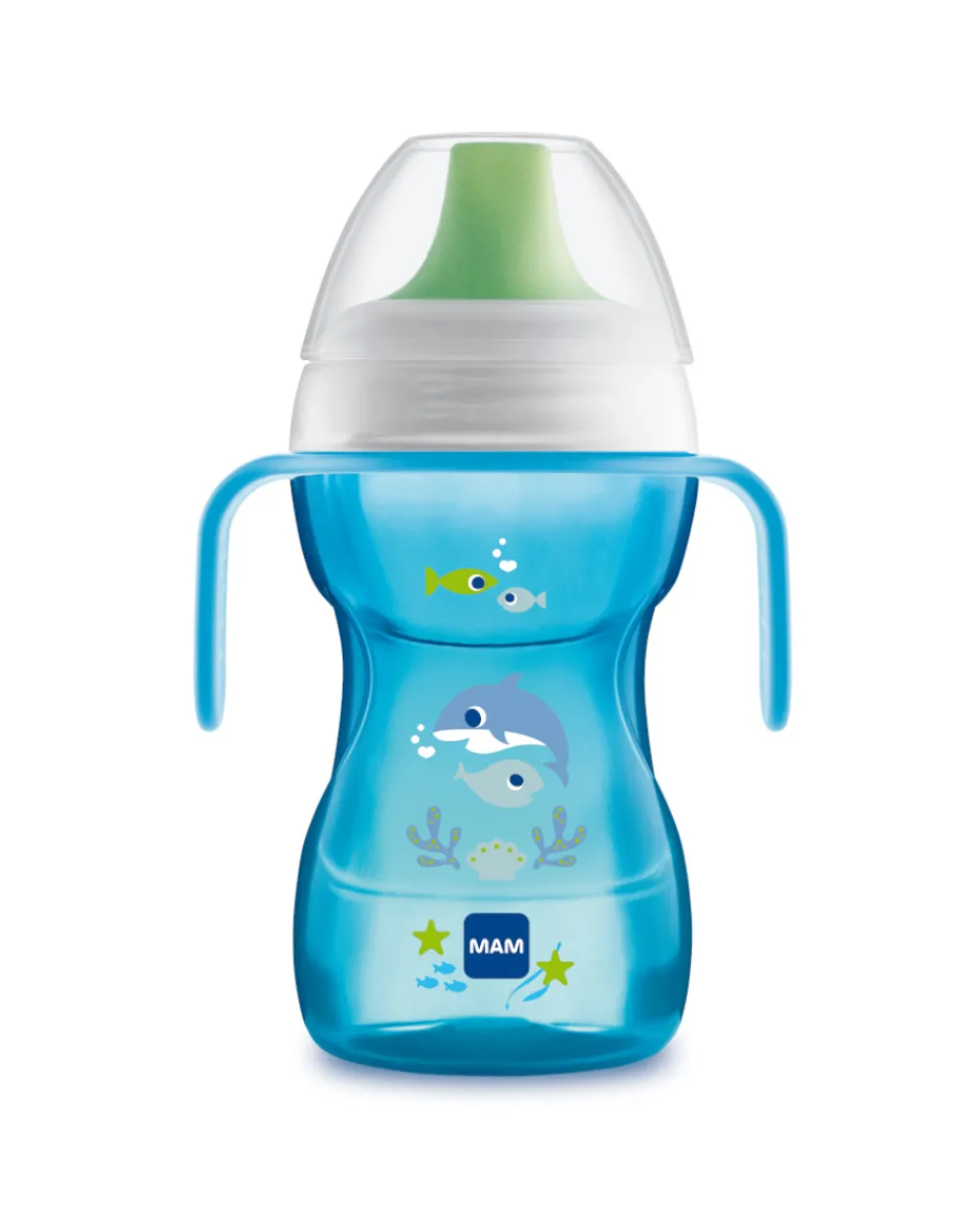 Mam Tazze E Bicchieri-Tazza Fun To Drink 270Ml Con Manici Azzurro
