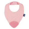 Chicco Primi Dentini-Teether Gummy Bib Rosa