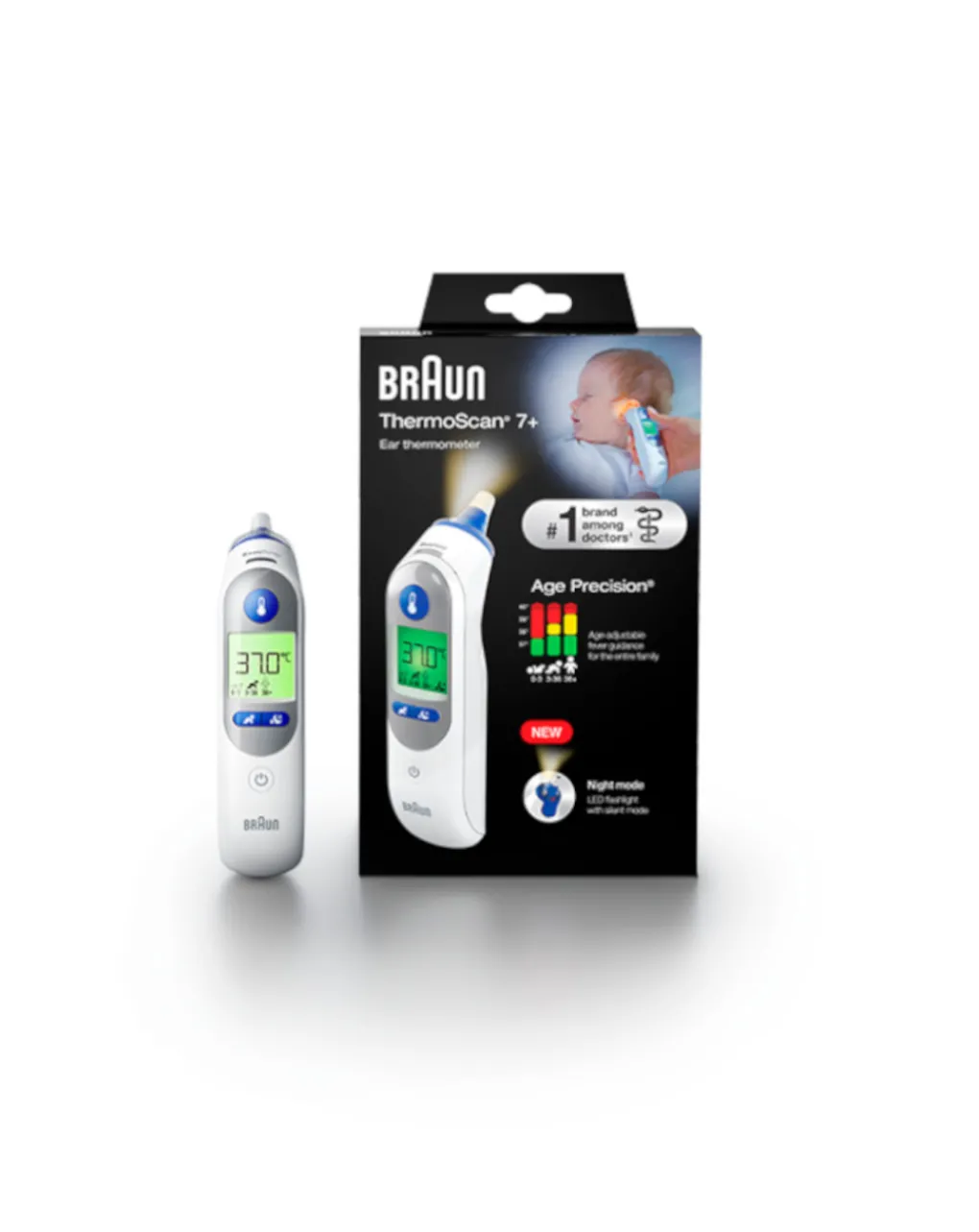 Braun Bilance E Termometri-Termometro Thermoscan 7 Plus -