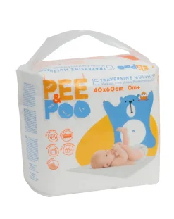 The Pee & The Poo Salviettine E Traversine-Traversina 40×60