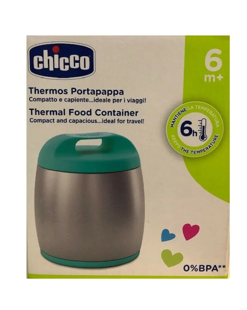 Chicco Thermos E Contenitori Pappa-Thermos Portapappa Bimbo Inox