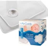 AirCuddle Lenzuola E Trapunte-Top Safe Coprimaterasso 3 Strati Traspirante Per Lettino 60 Cm X 125 Cm