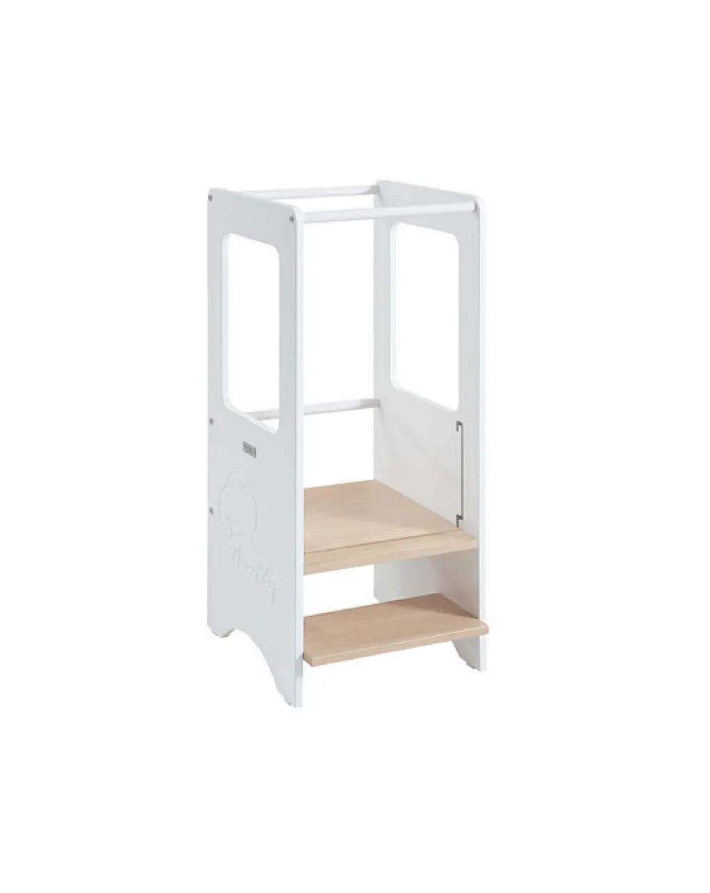 Micuna Armadi-Torretta Montessori Minichef - Colore Naturale/Bianco -