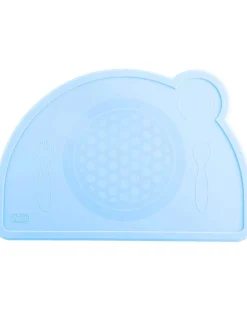 Chicco Piatti E Posate-Tovaglietta Silicone Azzurra