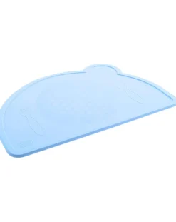 Chicco Piatti E Posate-Tovaglietta Silicone Azzurra