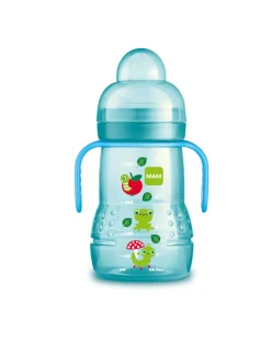 Mam Tazze E Bicchieri-Trainer Con Tettarella E Extra Soft Spout Azzurro