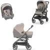 Inglesina Trio E Duo-Trilogy System - Colore Bermuda Beige Con Telaio City Ardesia