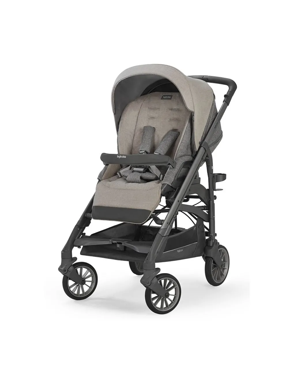 Inglesina Trio E Duo-Trilogy System - Colore Bermuda Beige Con Telaio City Ardesia
