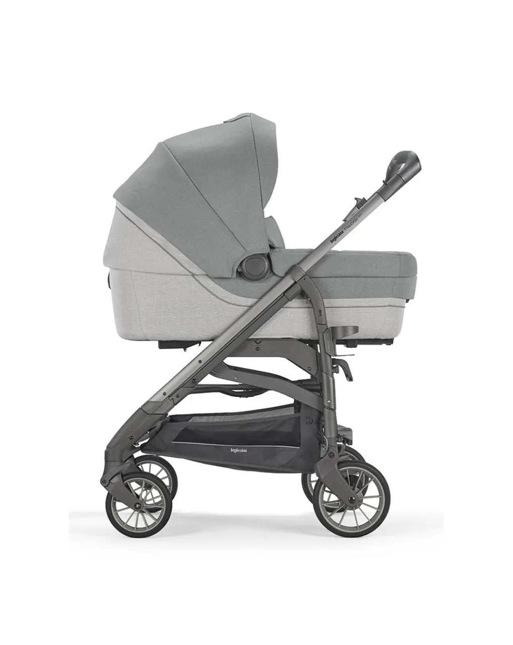 Inglesina Trio E Duo-Trilogy System - Colore Cayman Silver Con Telaio City Ardesia