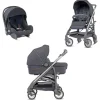 Inglesina Trio E Duo-Trilogy System - Colore Village Denim Con Telaio City Ardesia