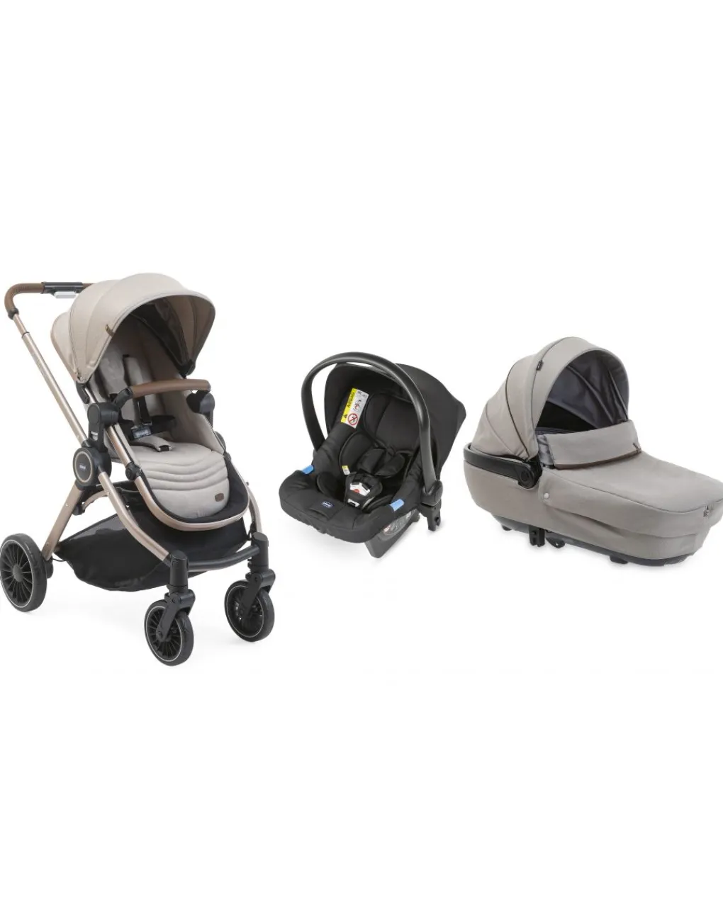 Chicco Trio E Duo-Trio Best Friend Pro Comfort Desert Taupe