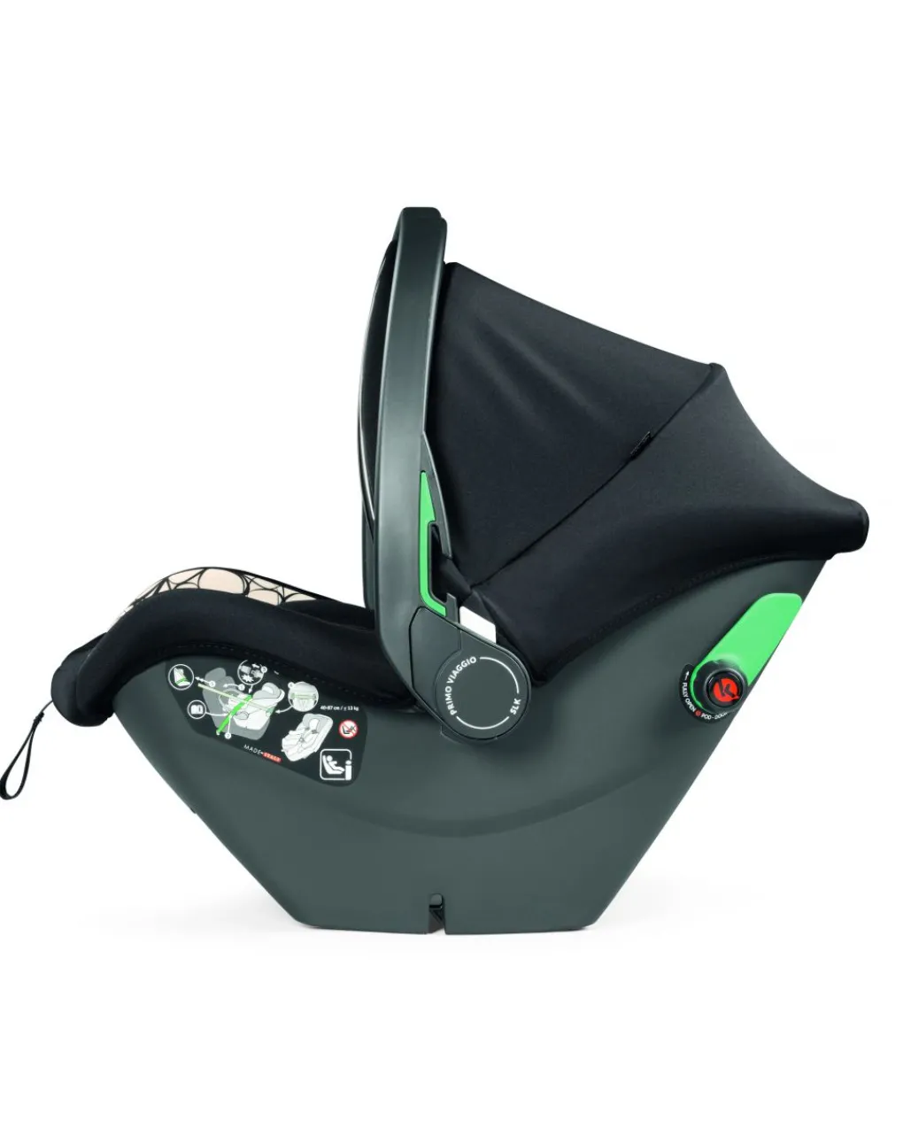 Peg-Perego Trio E Duo-Trio Book Slk Graphic Gold Con Culla Elite - Peg Perego