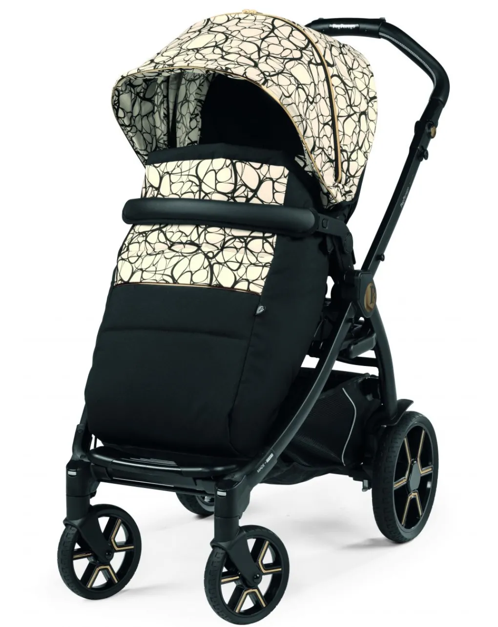 Peg-Perego Trio E Duo-Trio Book Slk Graphic Gold Con Culla Elite - Peg Perego
