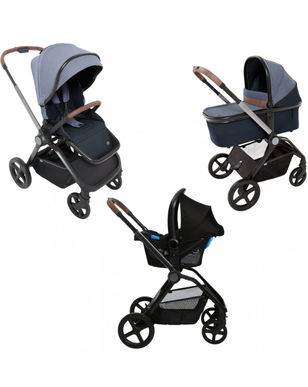 Chicco Trio E Duo-Trio Mysa Standard Royal Blue -