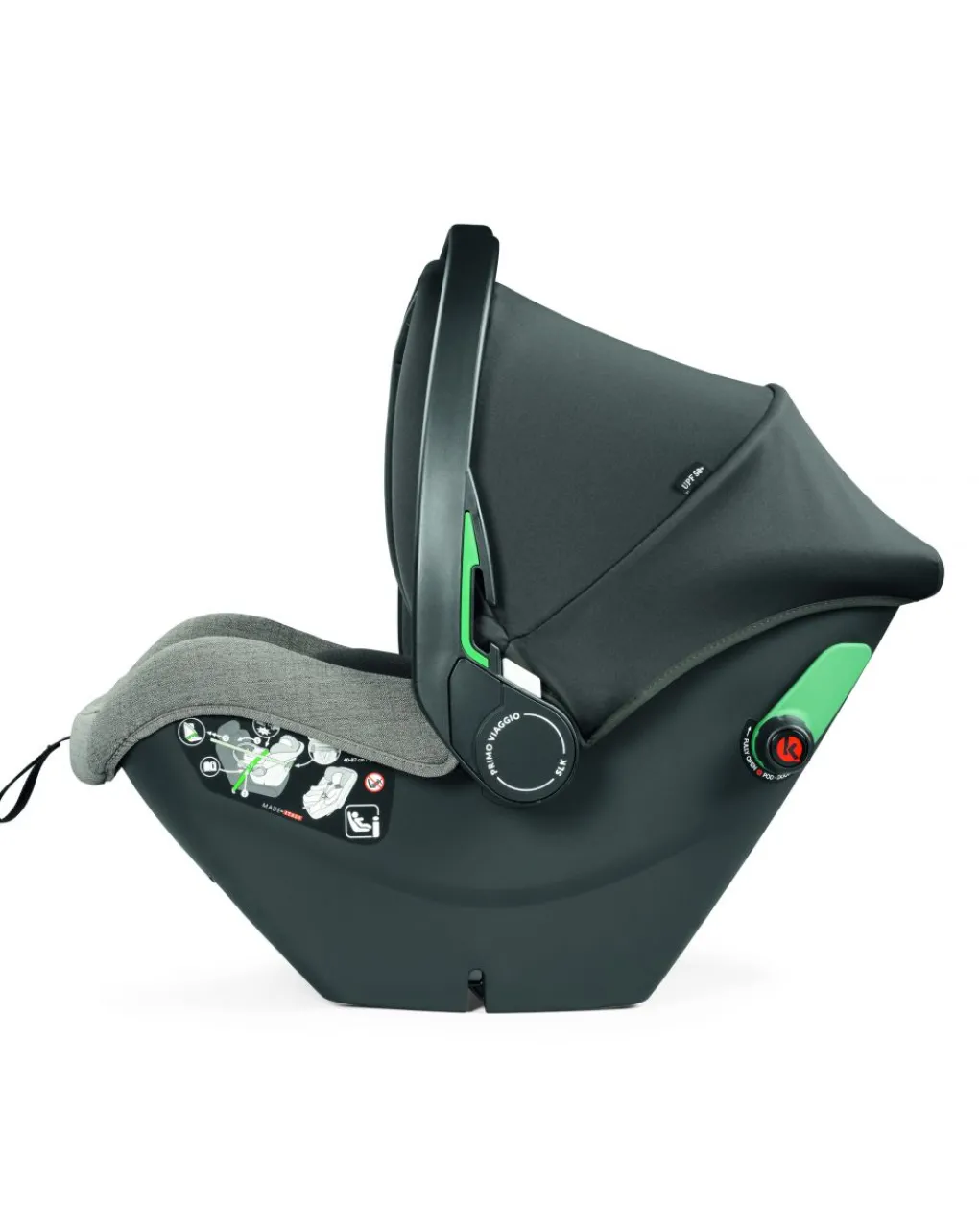 Peg-Perego Trio E Duo-Trio Veloce Slk City Grey Con Culla Grande - Peg Perego