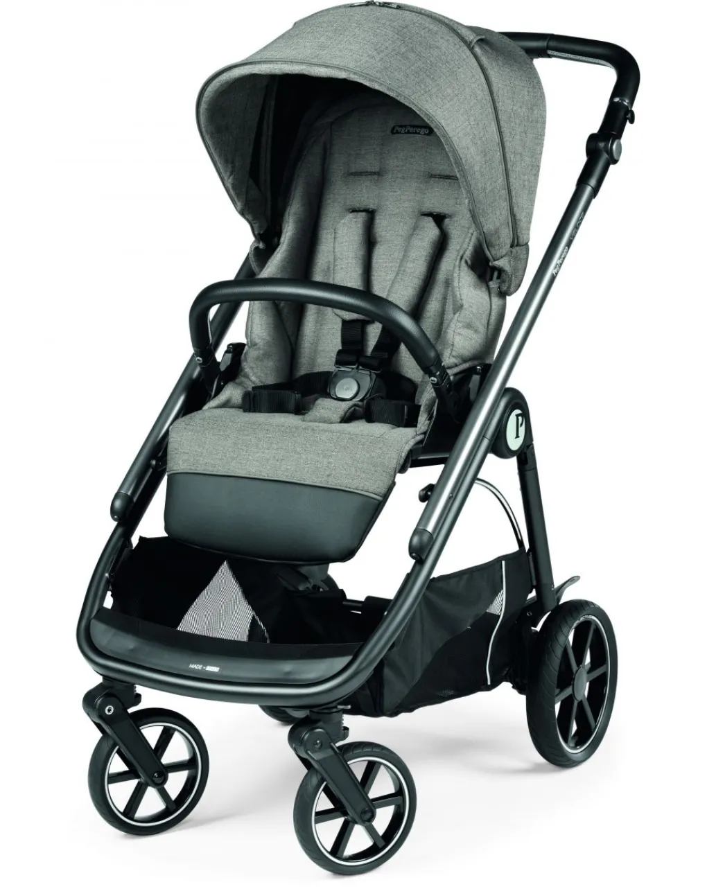 Peg-Perego Trio E Duo-Trio Veloce Slk City Grey Con Culla Grande - Peg Perego