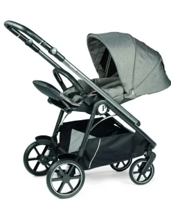 Peg-Perego Trio E Duo-Trio Veloce Slk City Grey Con Culla Grande - Peg Perego