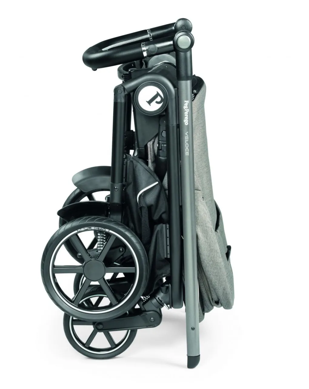 Peg-Perego Trio E Duo-Trio Veloce Slk City Grey Con Culla Grande - Peg Perego