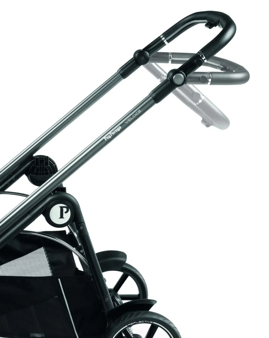 Peg-Perego Trio E Duo-Trio Veloce Slk City Grey Con Culla Grande - Peg Perego