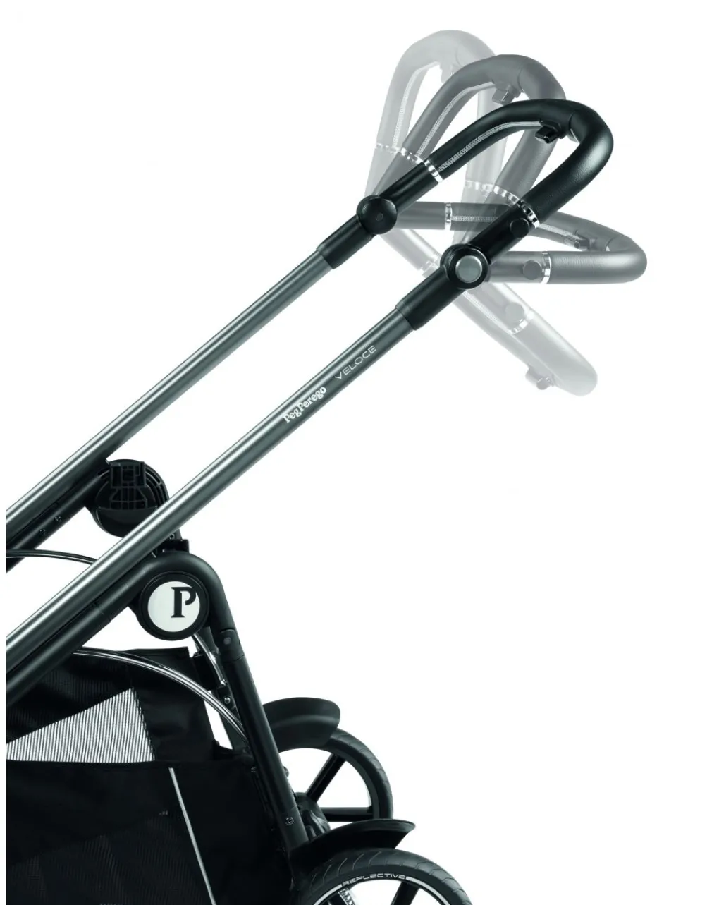 Peg-Perego Trio E Duo-Trio Veloce Slk City Grey Con Culla Grande - Peg Perego