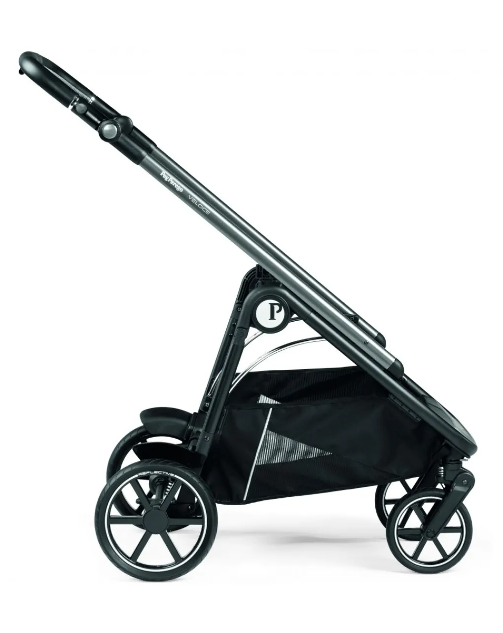 Peg-Perego Trio E Duo-Trio Veloce Slk City Grey Con Culla Grande - Peg Perego