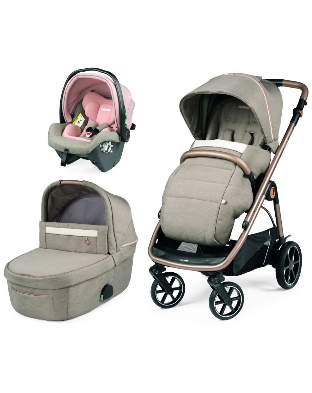 Peg-Perego Trio E Duo-Trio Veloce Slk Mon Amour Con Culla Grande - Peg Perego