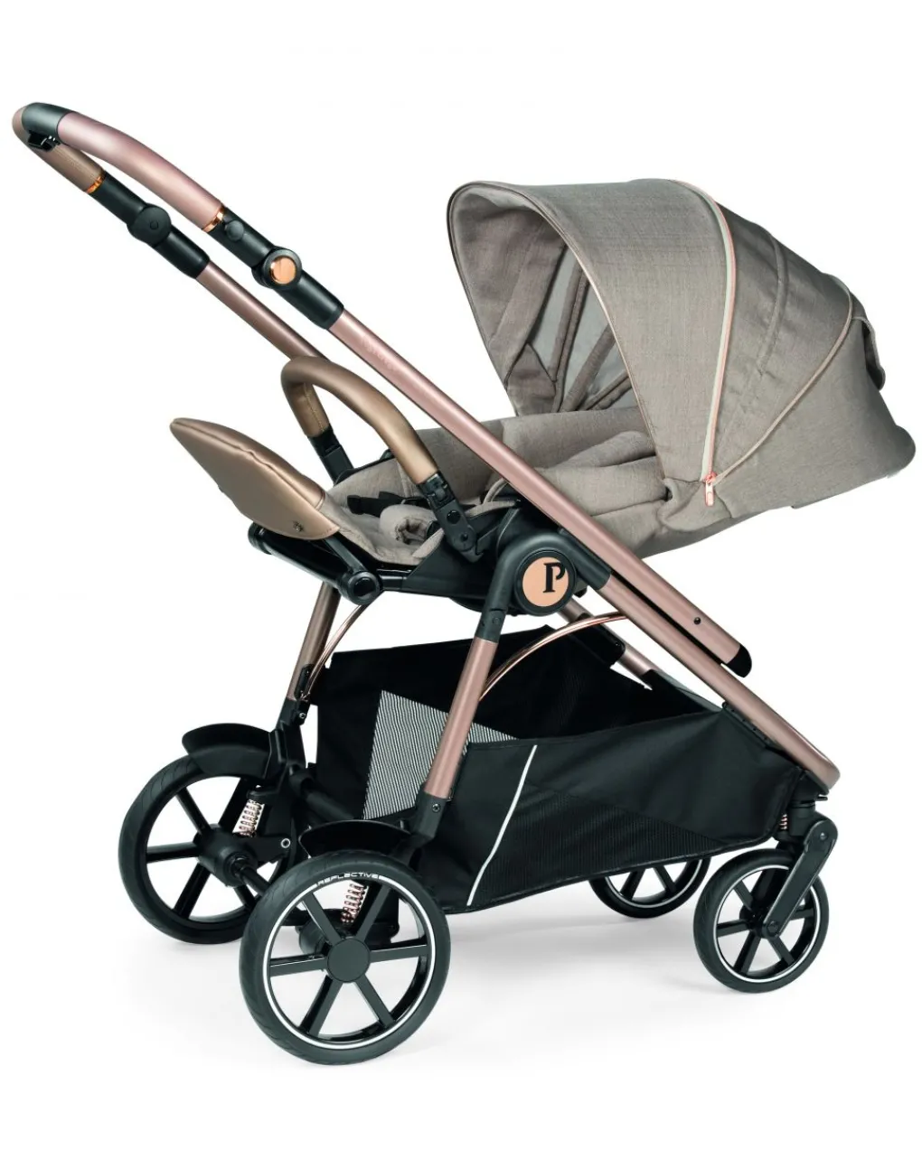 Peg-Perego Trio E Duo-Trio Veloce Slk Mon Amour Con Culla Grande - Peg Perego