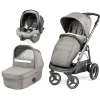 Peg-Perego Trio E Duo-Trio Veloce Tc Slk Con Culla Grande City Grey - Peg Perego