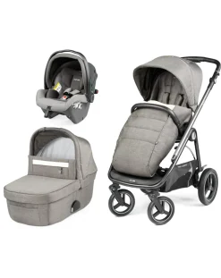 Peg-Perego Trio E Duo-Trio Veloce Tc Slk Con Culla Grande City Grey - Peg Perego