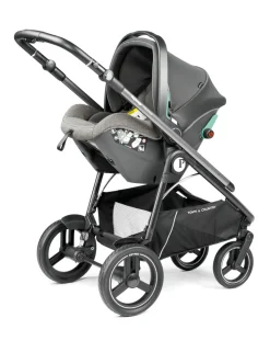 Peg-Perego Trio E Duo-Trio Veloce Tc Slk Con Culla Grande City Grey - Peg Perego
