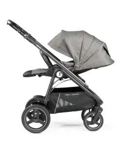 Peg-Perego Trio E Duo-Trio Veloce Tc Slk Con Culla Grande City Grey - Peg Perego