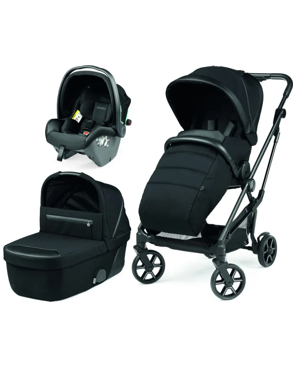 Peg-Perego Trio E Duo-Trio Vivace Slk Licorice Con Culla Gran Pagoda - Peg Perego