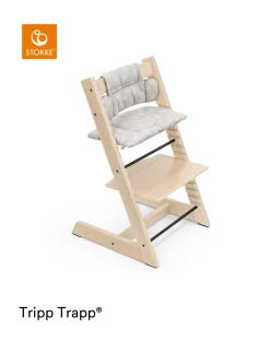 Stokke Accessori Seggioloni-Tripp Trapp? Classic Cushion Stars Silver Ocscuscino Per Seggiolonemorbido E Avvolgente Per Il Tuo Bambino