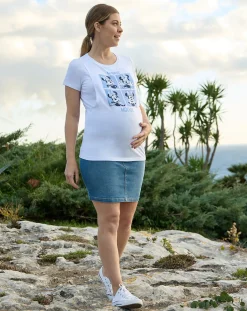 Prenatal T Shirt Allattamento-T-Shirt Allattamento Premaman Minnie Mouse