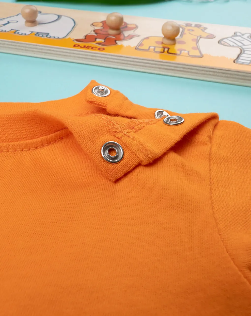 Prenatal Magliette Camicie E Body-T-Shirt Bambino Arancione Con Stampa Giraffa
